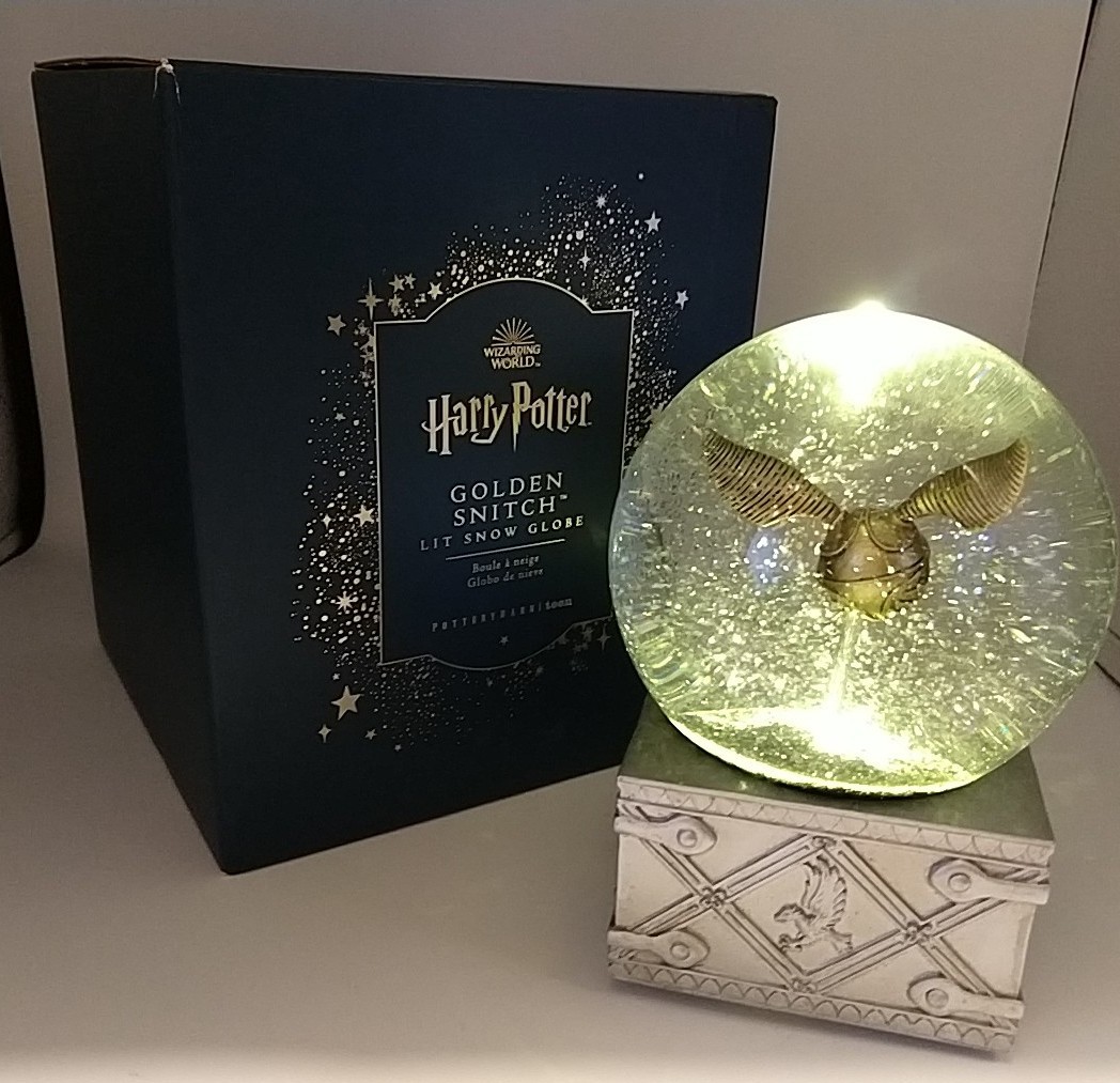 Harry Potter/ Pottery Barn Teen Snow Globe Golden Snitch - Open Box