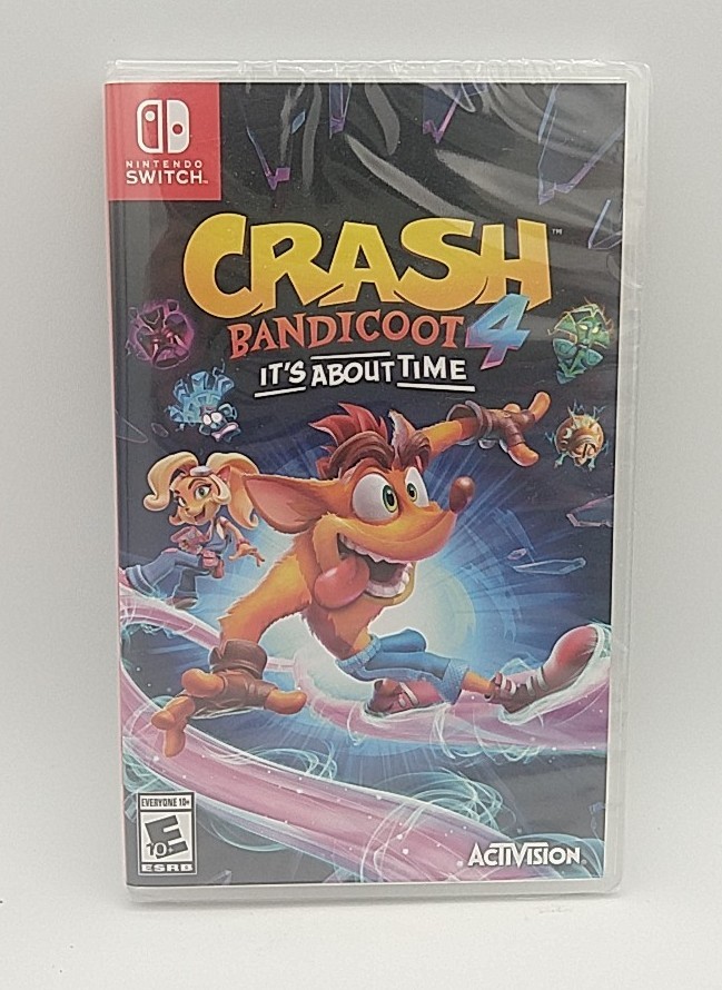 Crash 4: It's About Time - Nintendo Switch. FACTORY SEALED