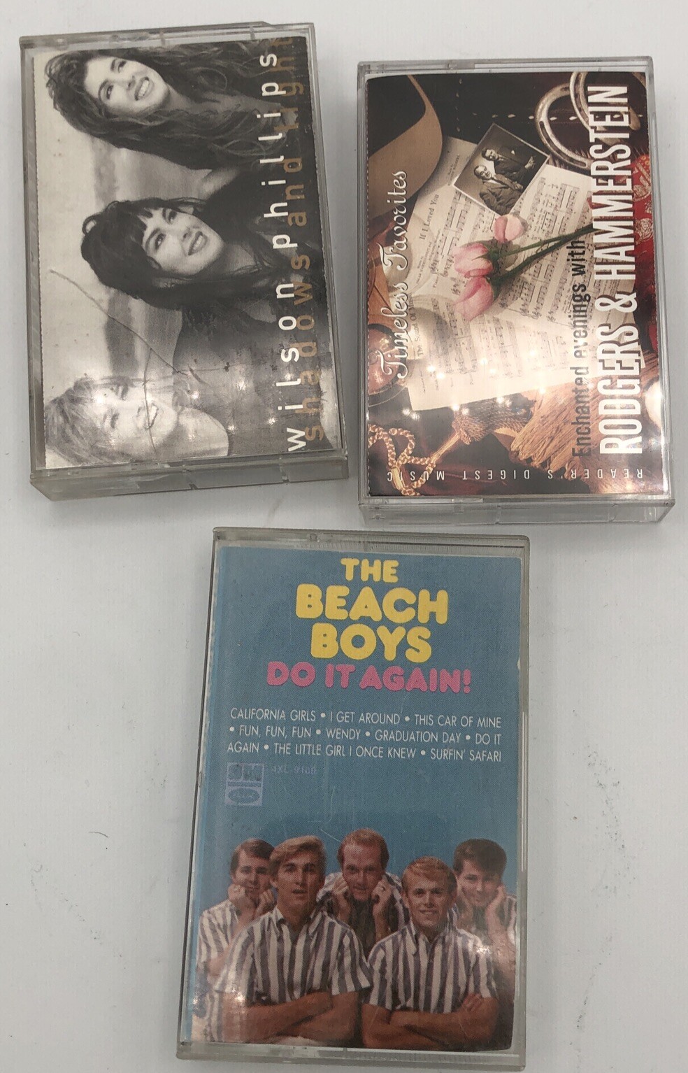 Light Rock Bundle Lot of 3 Cassette Tapes - The Beach Boys and more