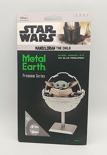 Metal Earth ICONX Premium Series Star Wars Mandalorian The Child 3D Model Kit