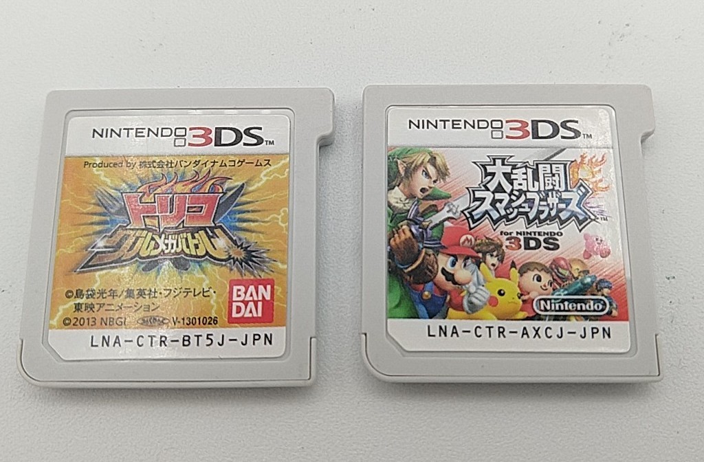 Nintendo 3DS Japanese 2 Game LOT - Super Smash Bros & Toriko Kitchen Battle