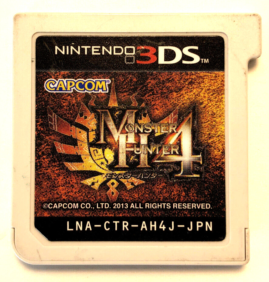 Monster Hunter 4 (Nintendo 3DS, 2013) - Japanese Version - TESTED!