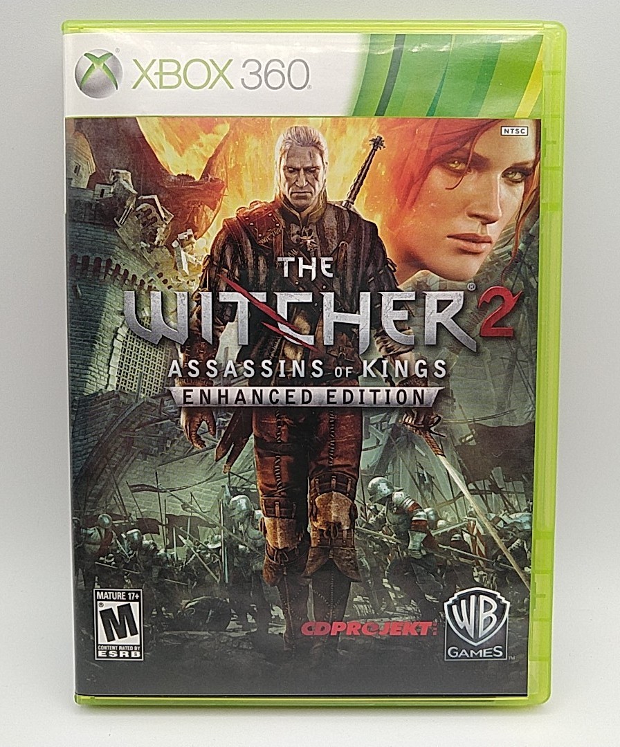 The Witcher 2: Assassins Of Kings - Enhanced Edition Xbox 360 Complete W/ Map