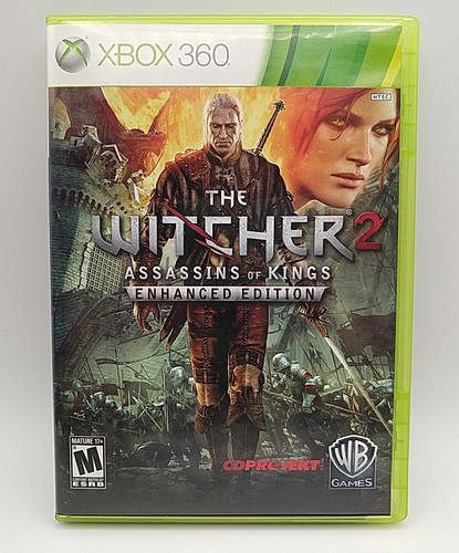 The Witcher 2: Assassins Of Kings - Enhanced Edition Xbox 360 Complete W/ Map