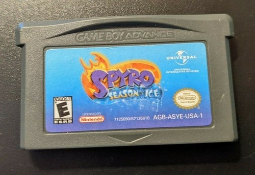 Spyro: Season of Ice Game Boy Advance GBA Nintendo Loose Cart TESTED & WORKS